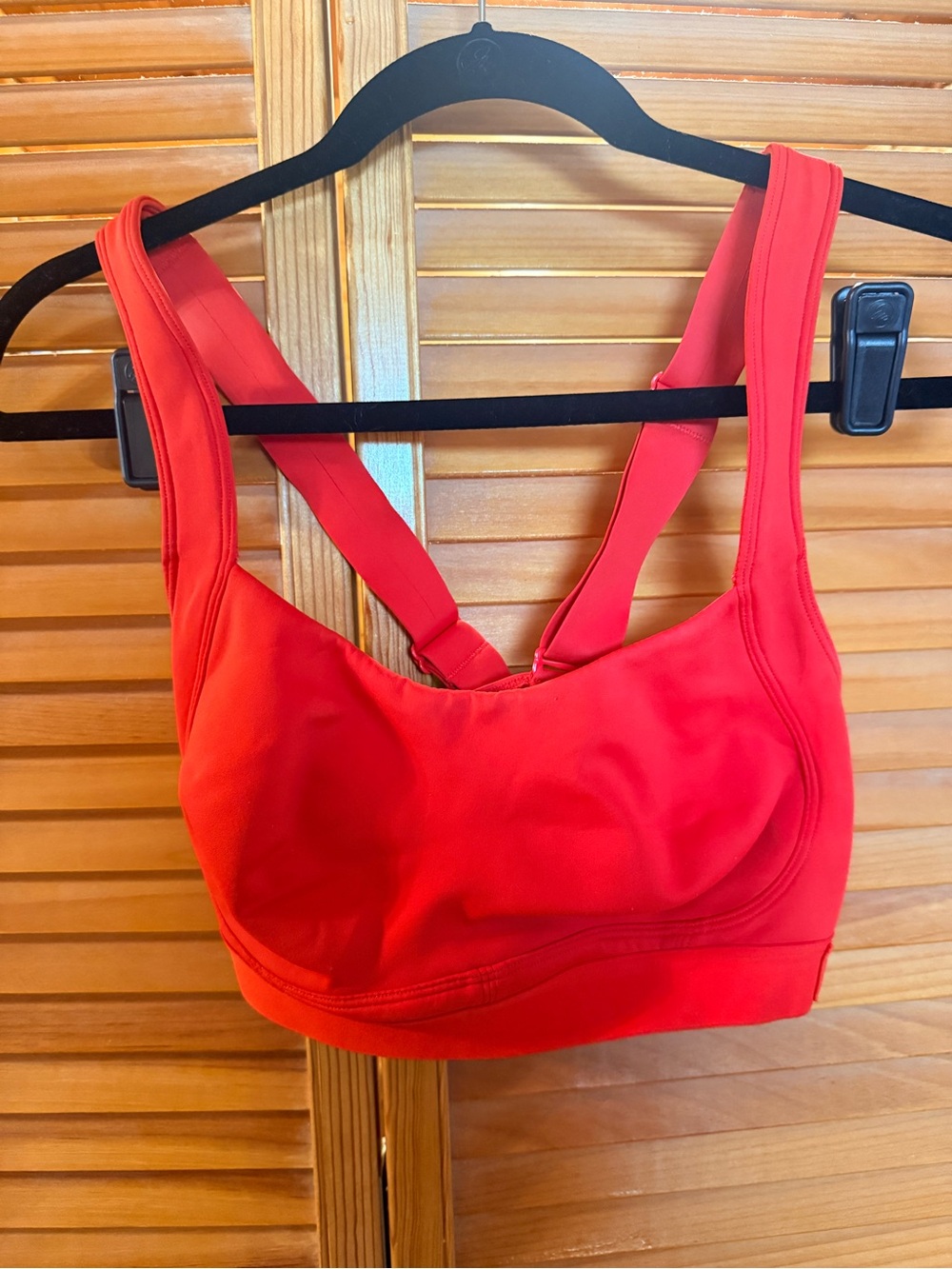 FP Movement by Free People Red Sports Bra with Adjustable Straps